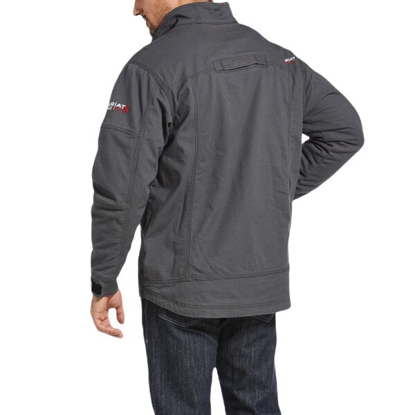 Ariat FR DuraLight Canvas Field Jacket in Iron Gray